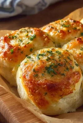 Delicious buttery cheese garlic rolls fresh out of the oven.