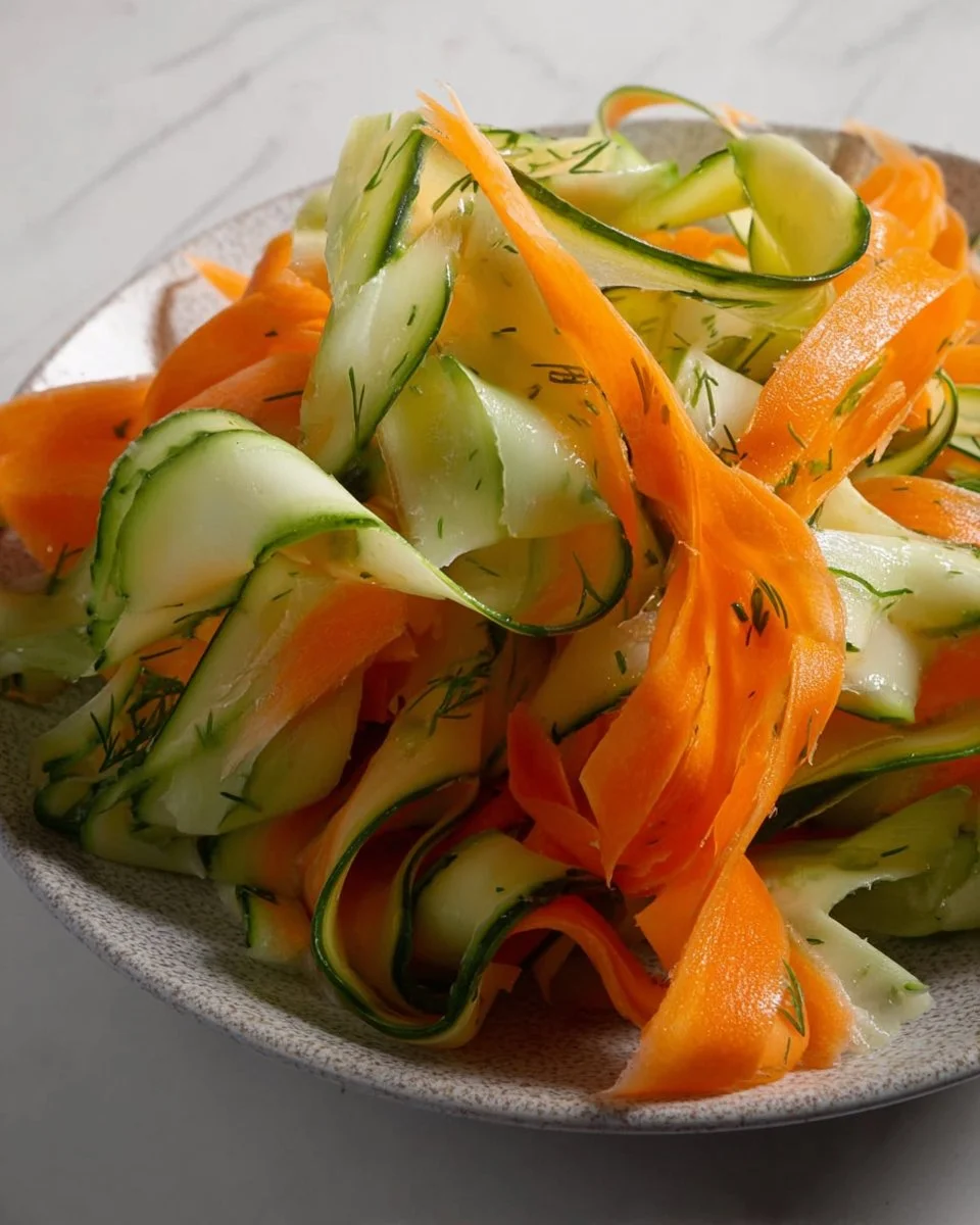 Carrot & Cucumber Ribbon Salad