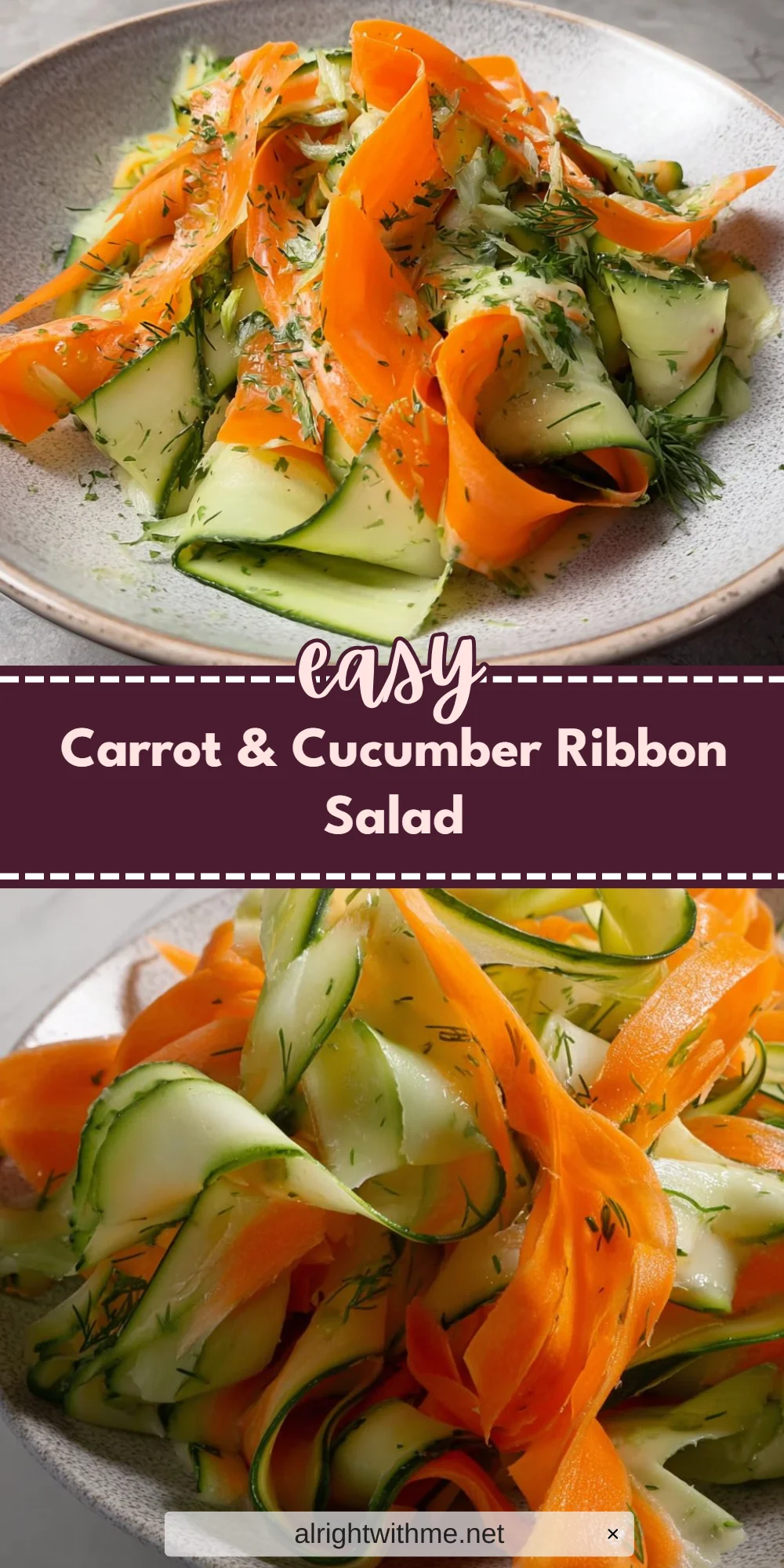 Carrot & Cucumber Ribbon Salad