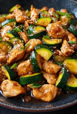 Delicious Chicken Zucchini Stir Fry with colorful vegetables and tender chicken