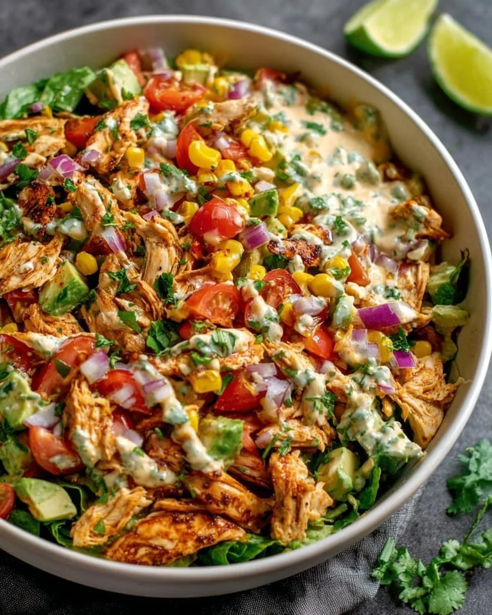 Chipotle Lime Chicken Salad
