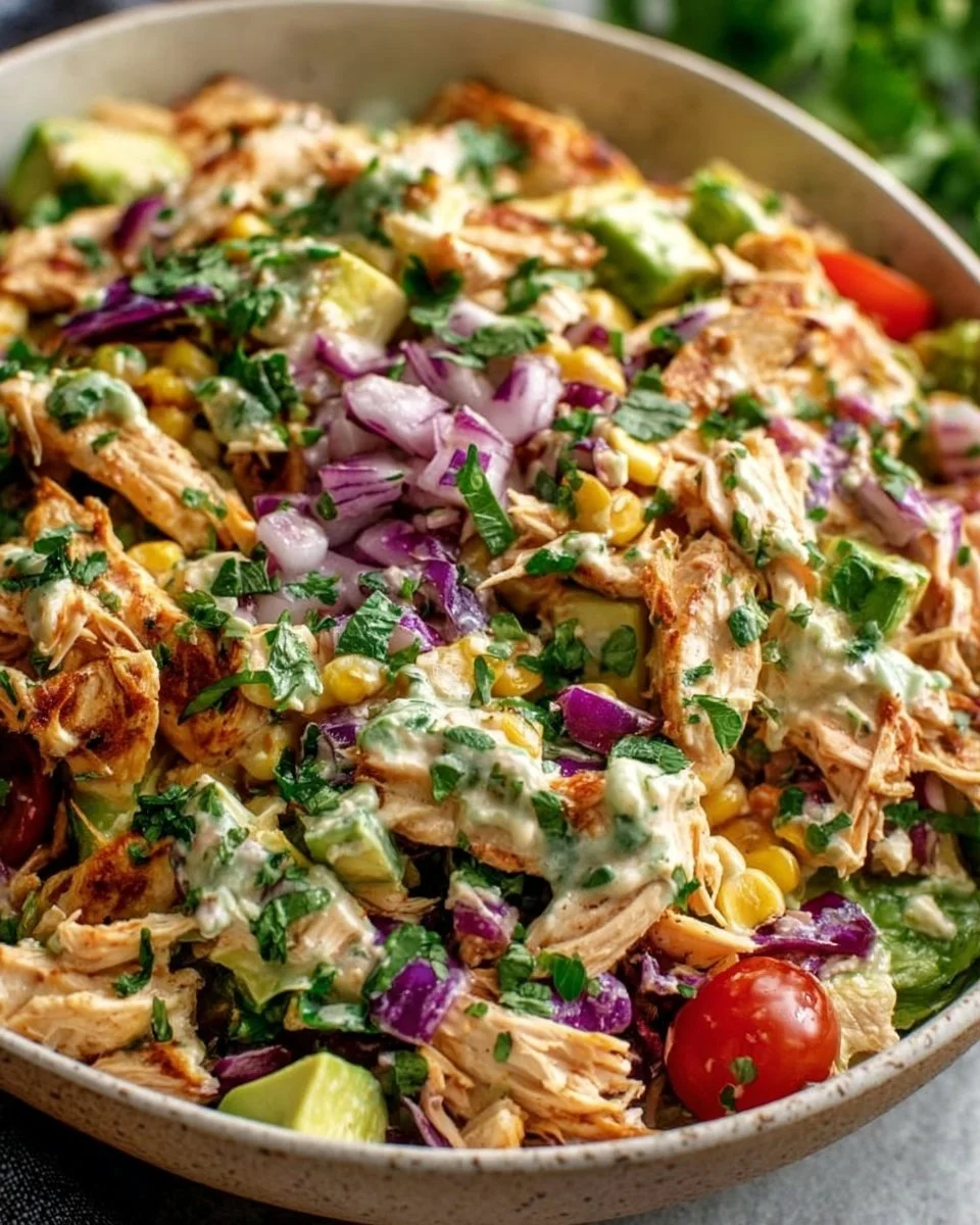 Chipotle Lime Chicken Salad