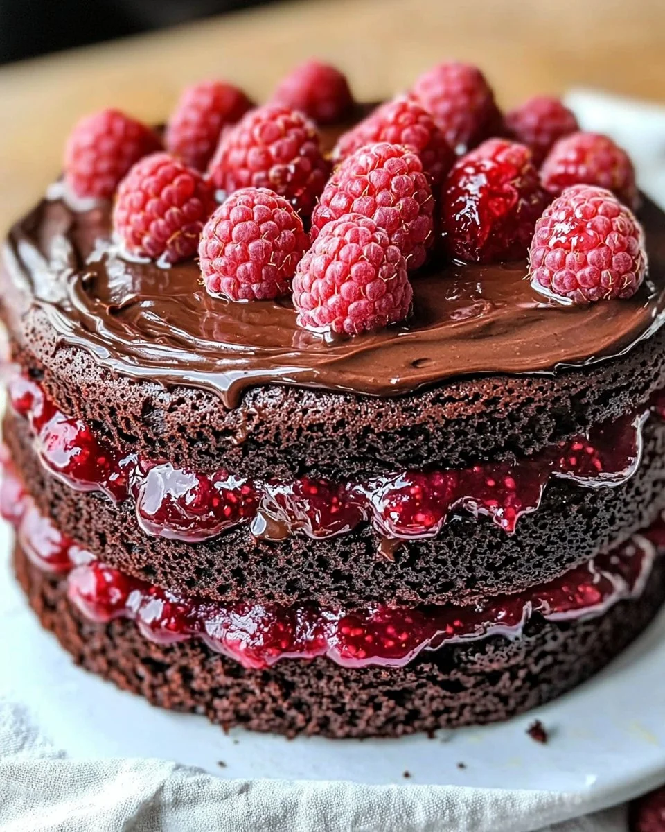 Chocolate Raspberry Cake