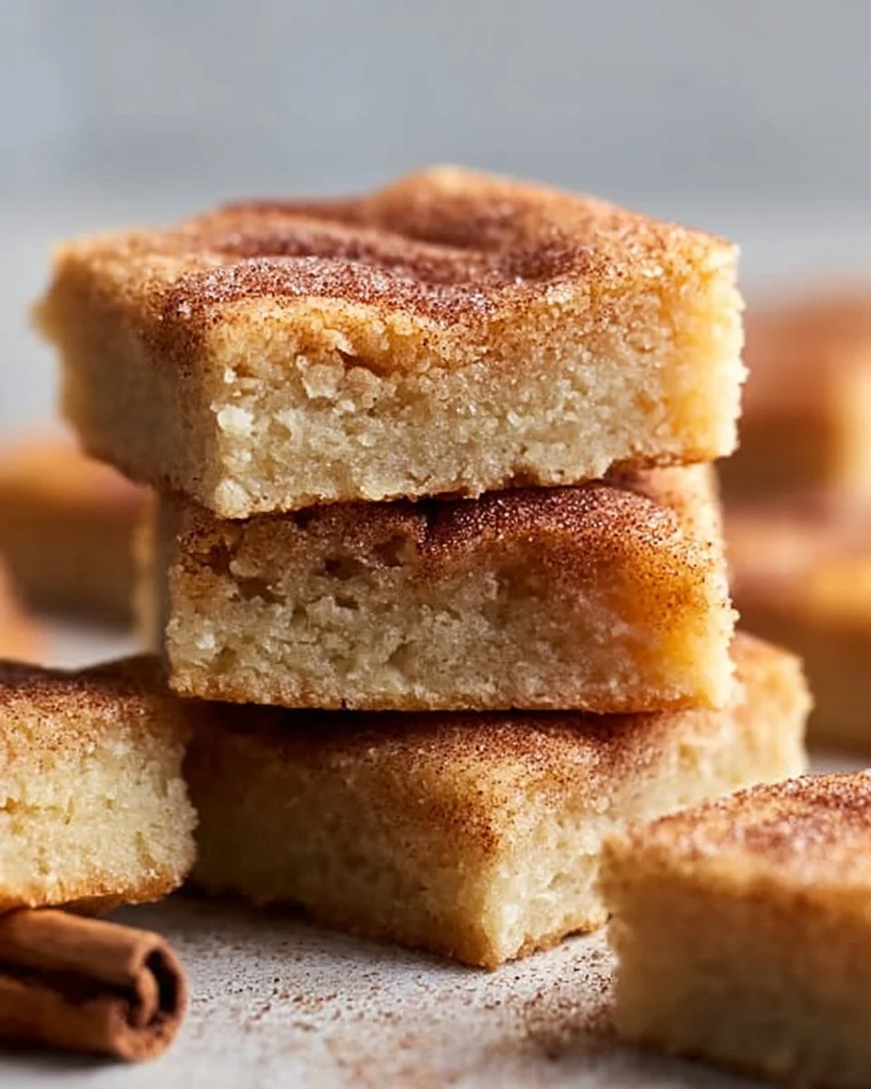 Cinnamon Sugar Blondies