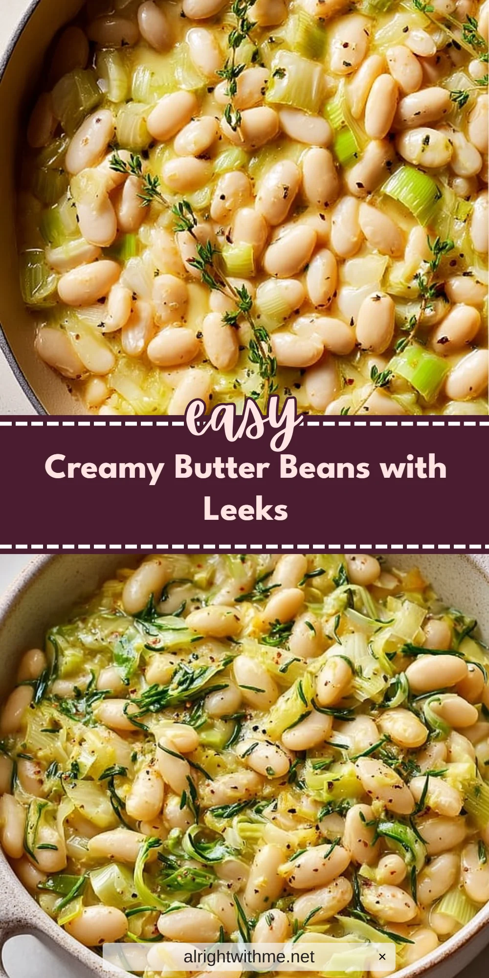 Creamy Butter Beans with Leeks