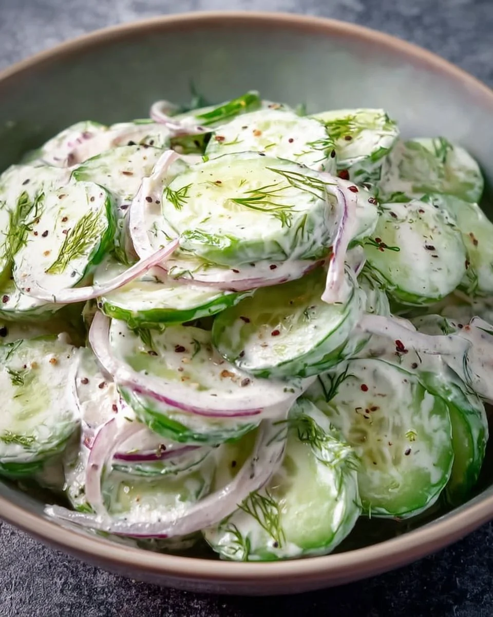 Creamy Cucumber Salad