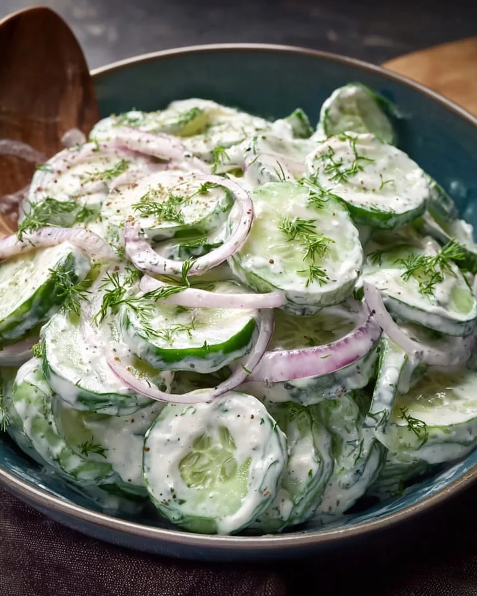 Creamy Cucumber Salad