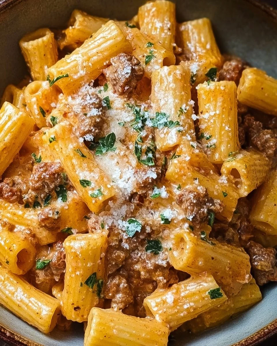 Creamy Italian Sausage Rigatoni