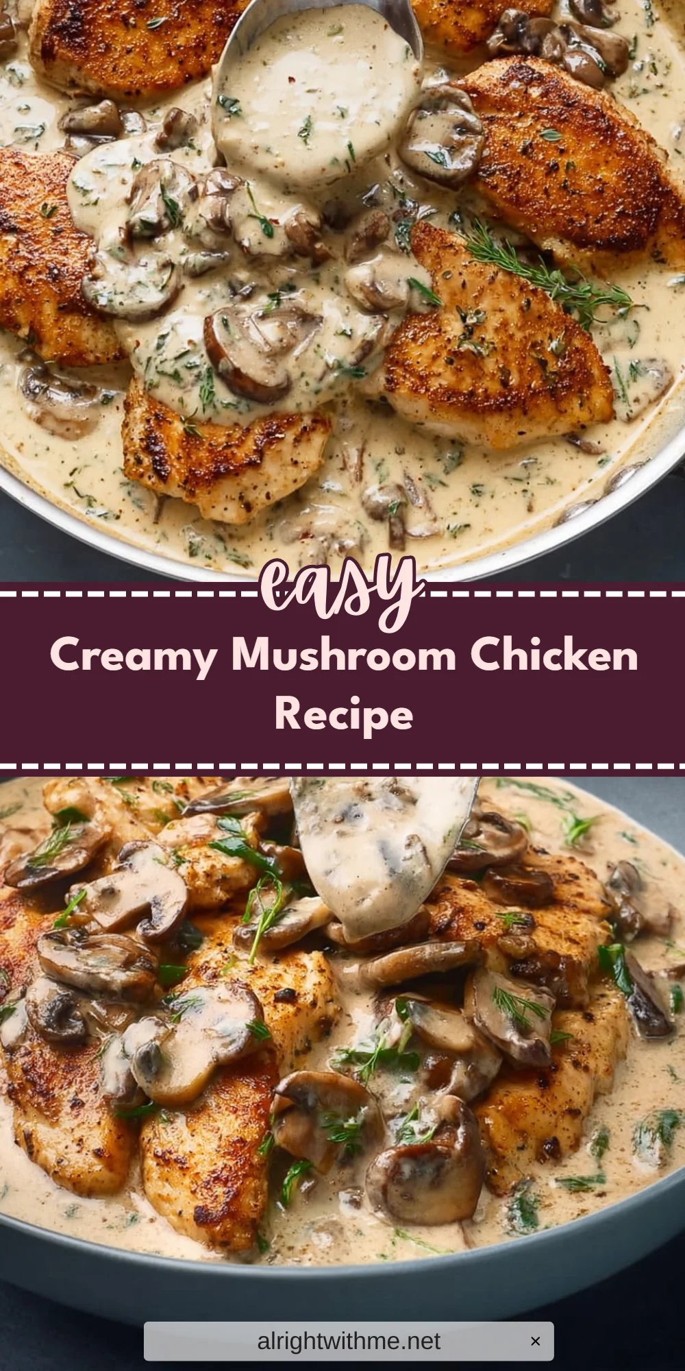 Creamy Mushroom Chicken Recipe