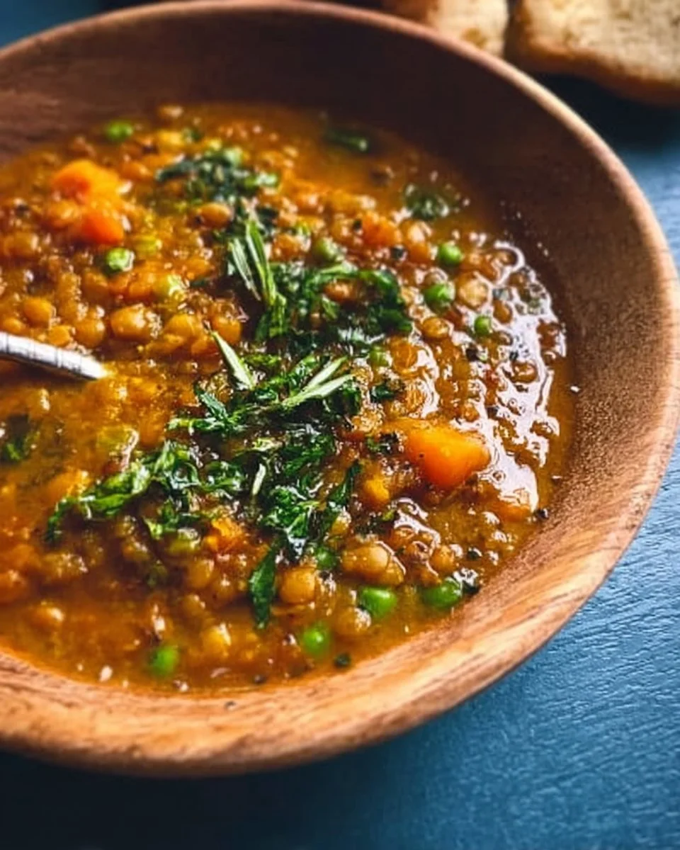 Damn Good Vegan Lentil Soup