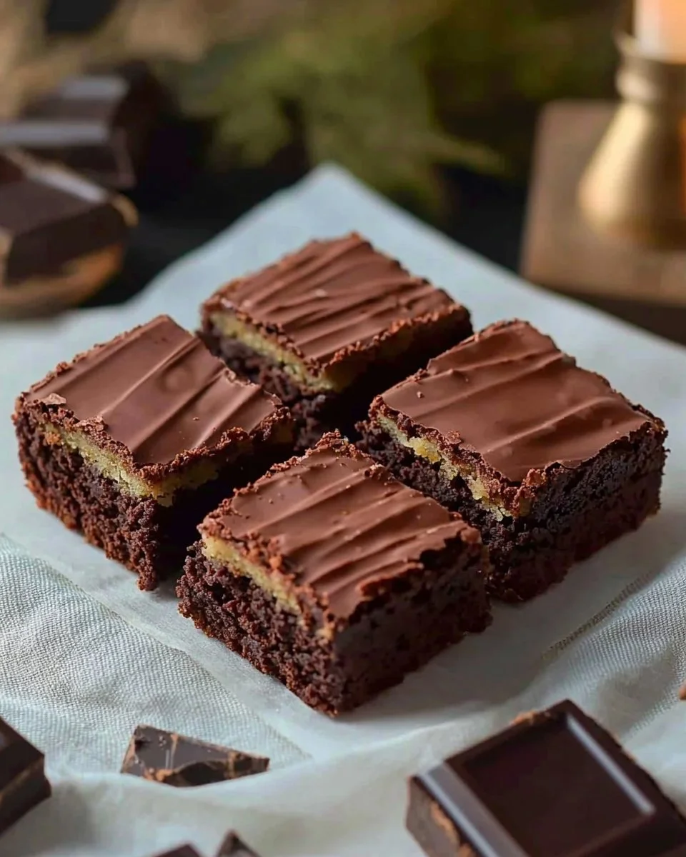 Delicious Dubai chocolate brownie with rich chocolate flavor and gooey texture