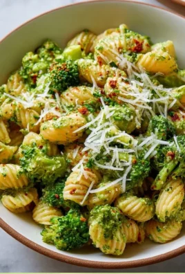 Delicious easy healthy broccoli pasta served in a bowl