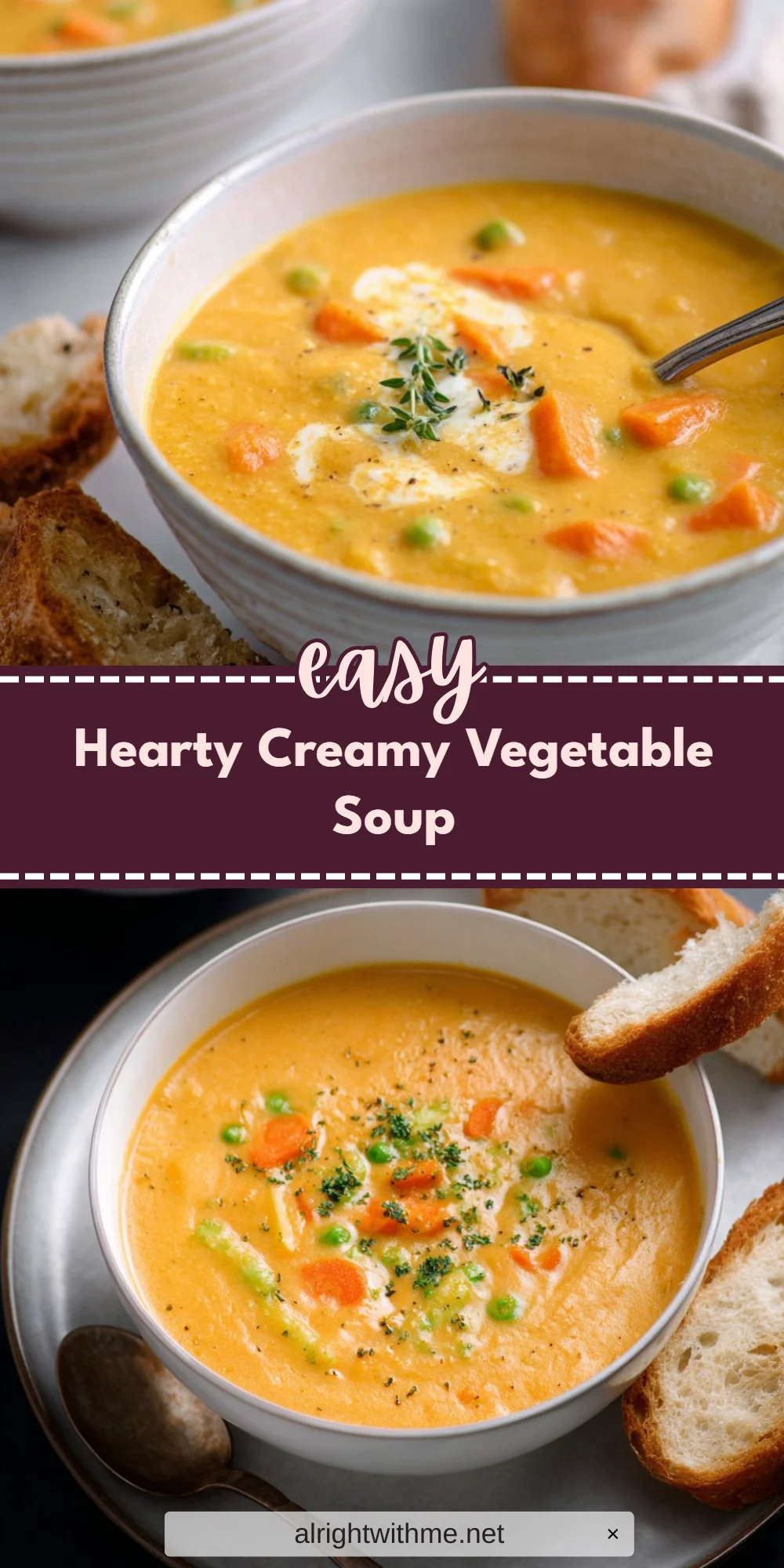 Hearty Creamy Vegetable Soup