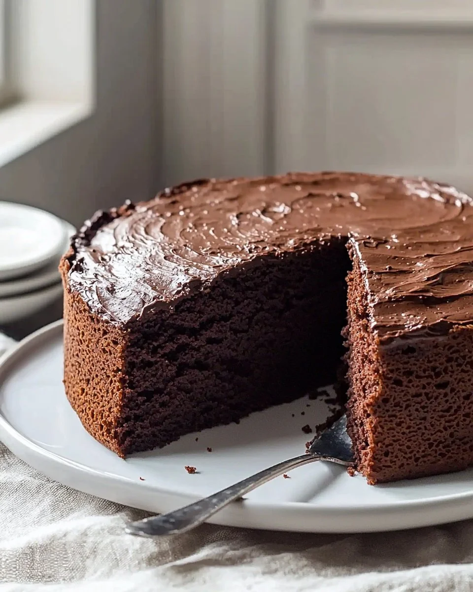 Delicious Hershey chocolate cake with rich frosting and chocolate shavings