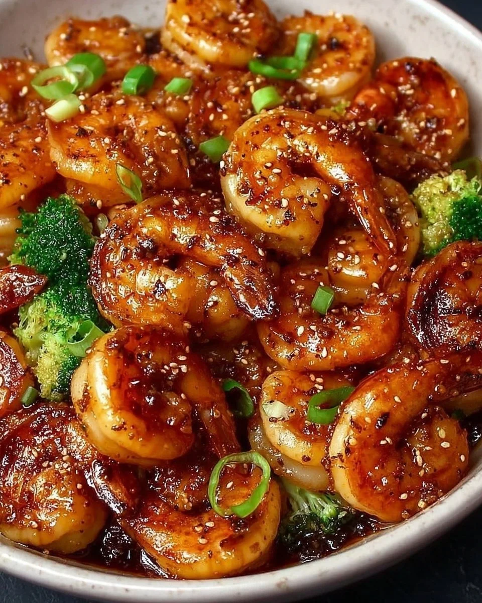 High-Protein Honey Garlic Shrimp