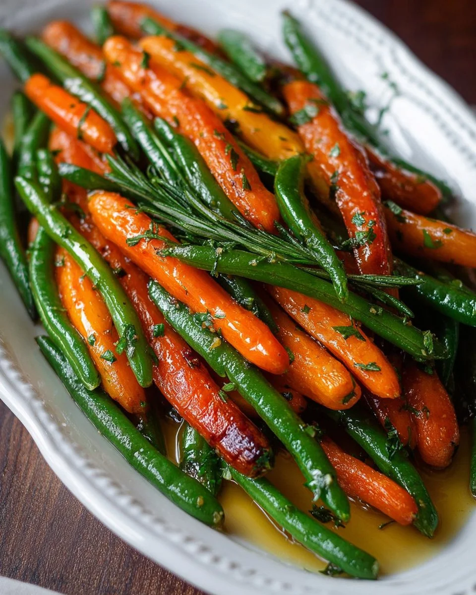 Honey Glazed Carrots & Green Beans