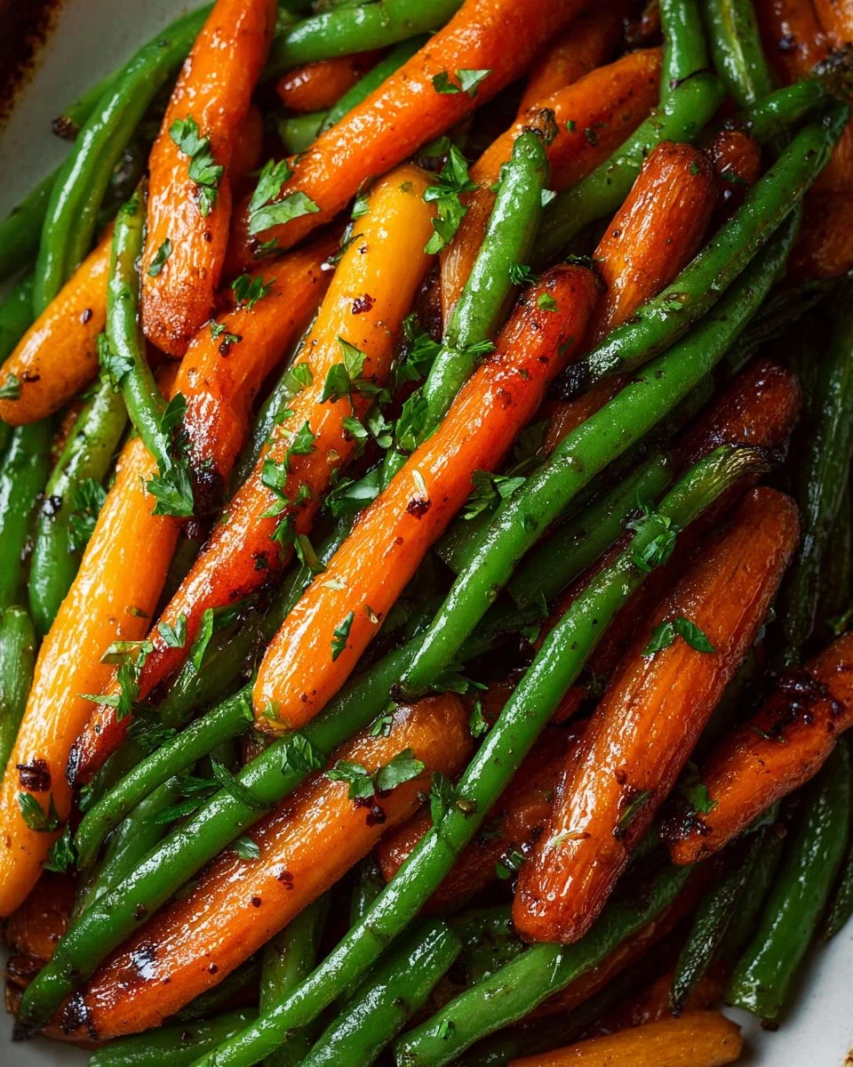 Honey Glazed Carrots & Green Beans