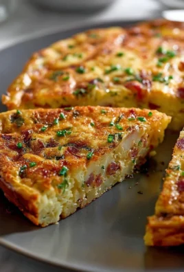 Delicious Ina Garten bacon potato frittata served on a plate