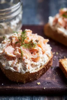 Ina Garten's delicious smoked salmon spread served in a bowl with crackers.