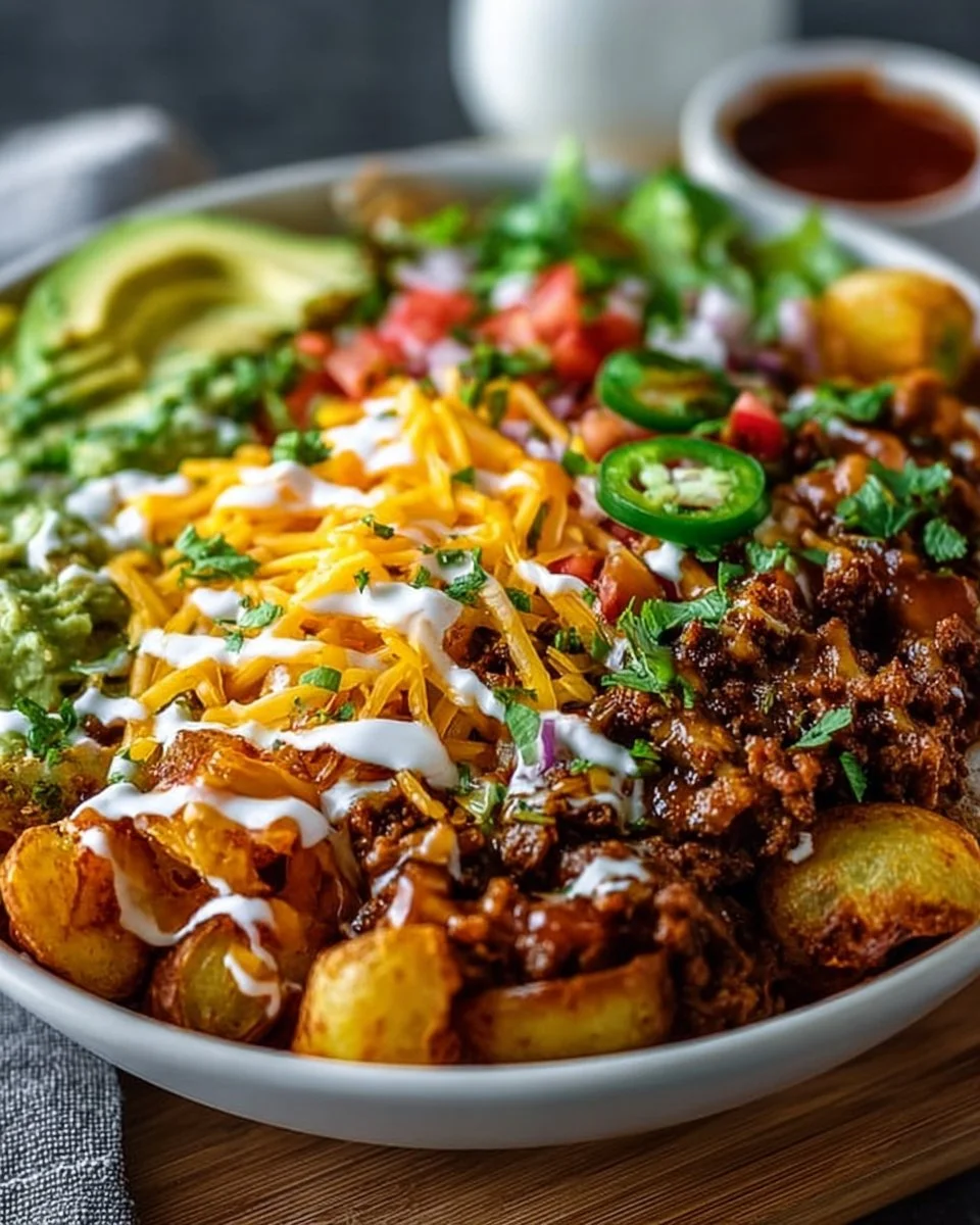Loaded Potato Taco Bowl