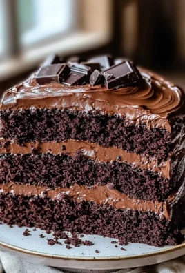 Delicious Matilda Chocolate Cake topped with chocolate frosting and sprinkles