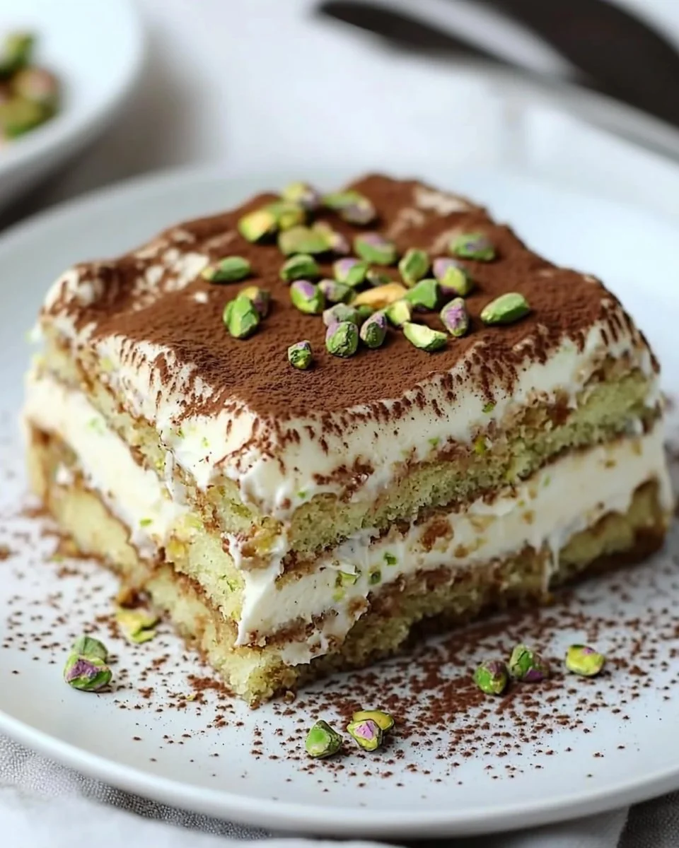 Pistachio Tiramisu