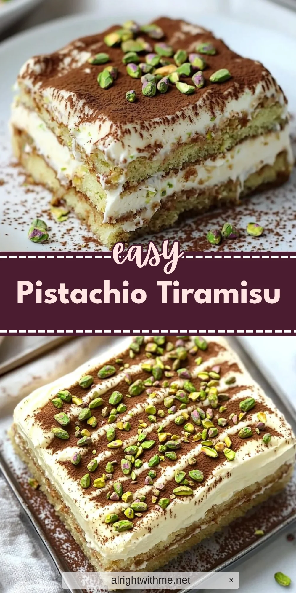 Pistachio Tiramisu
