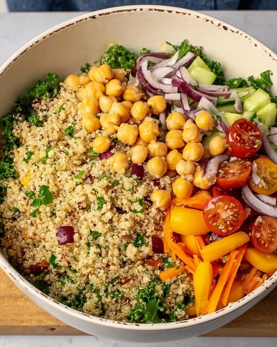 Quinoa Chickpea Salad