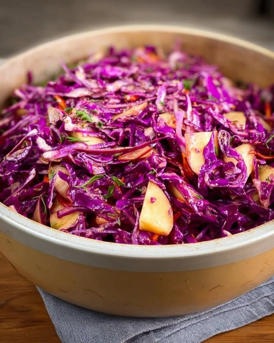 Red Cabbage Slaw
