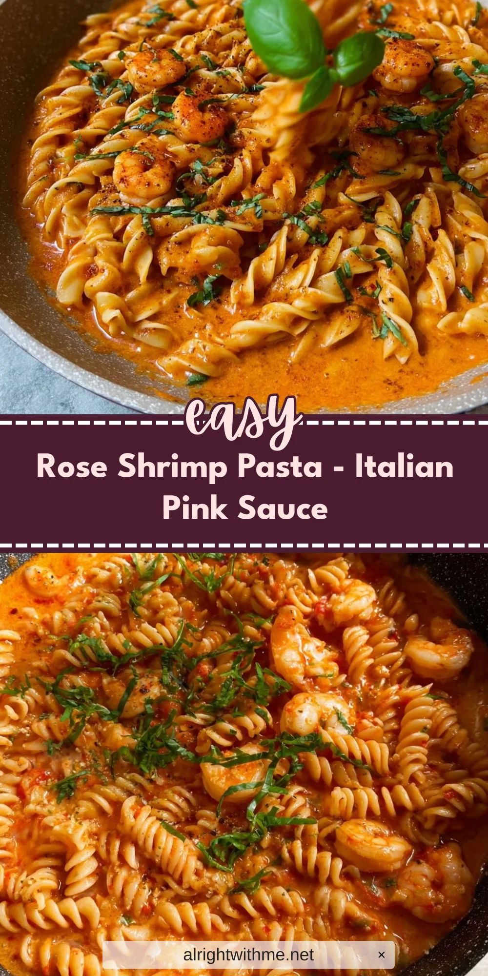 Rose Shrimp Pasta - Italian Pink Sauce