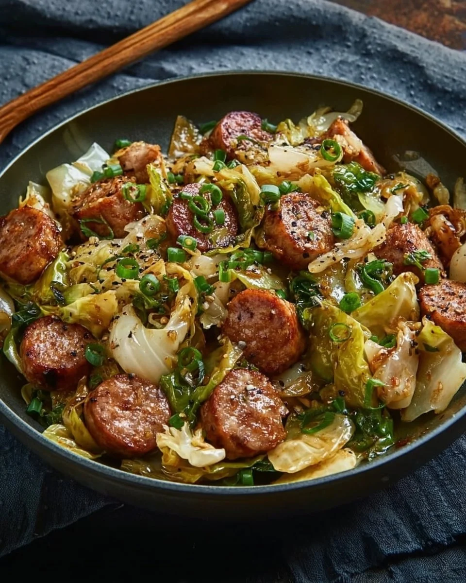 Sausage and Cabbage Stir Fry