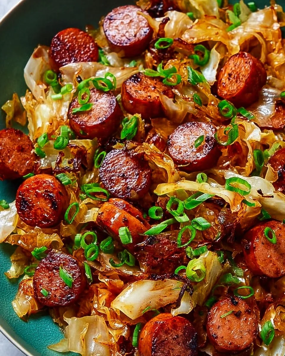 Sausage and Cabbage Stir Fry