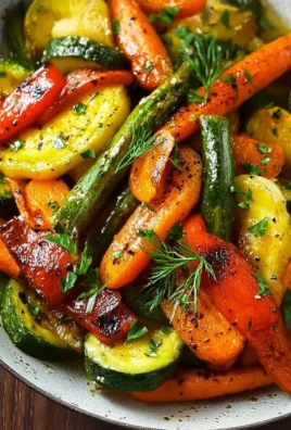 Plate of colorful sautéed vegetables cooked to perfection