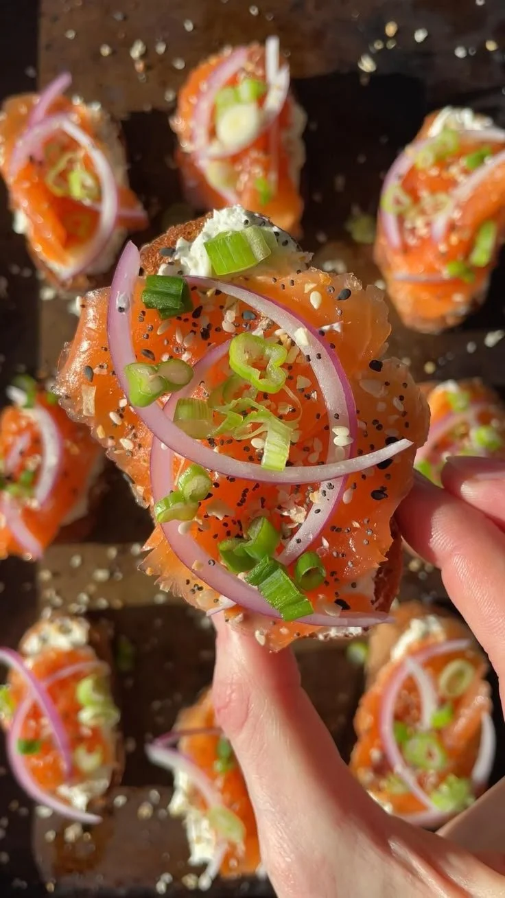 Smoked Salmon Crostini