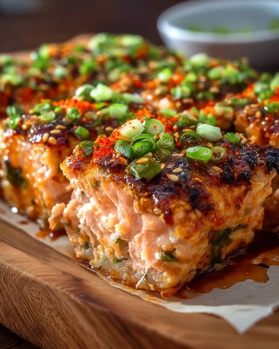 Spicy Salmon Sushi Bake Recipe