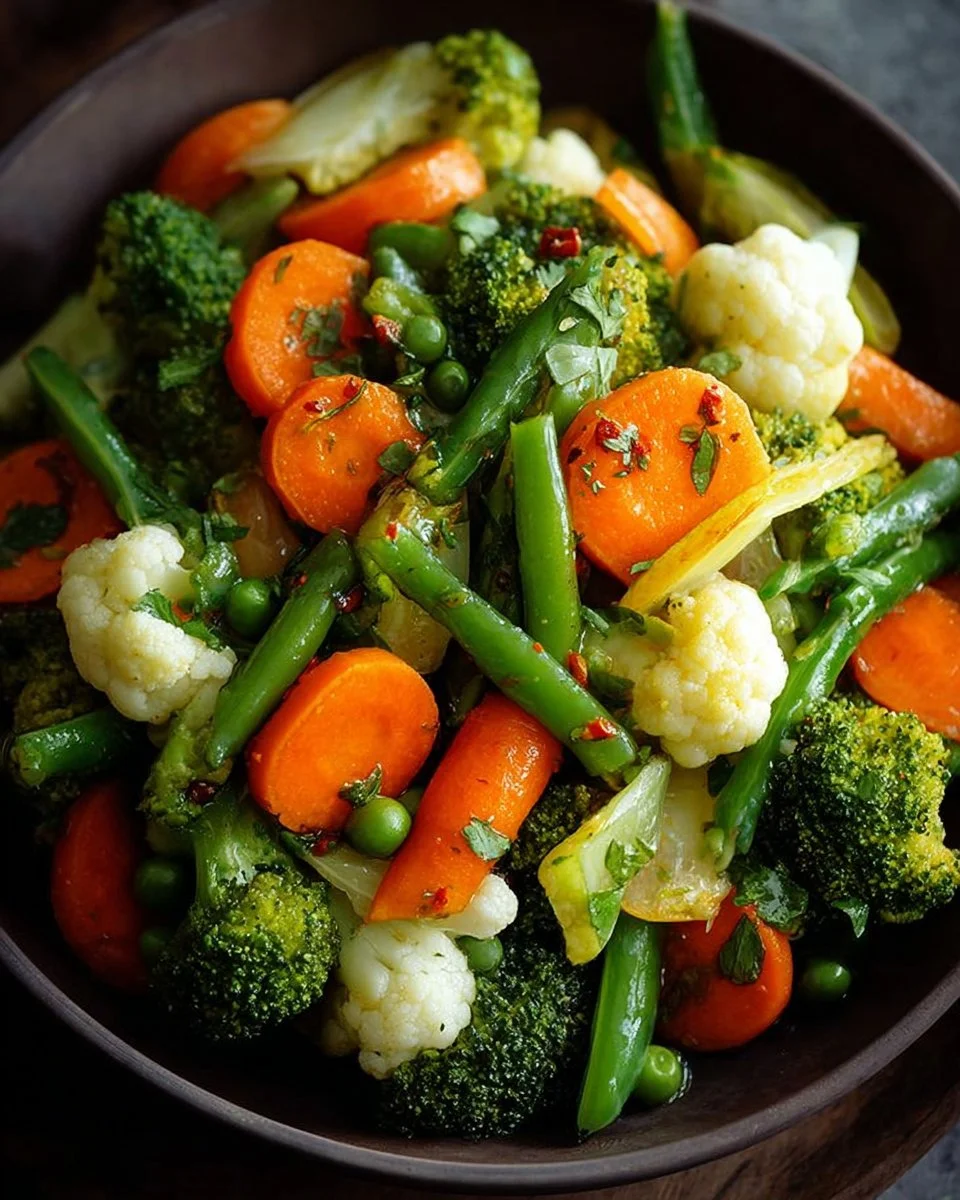 Steamed Vegetable Medley