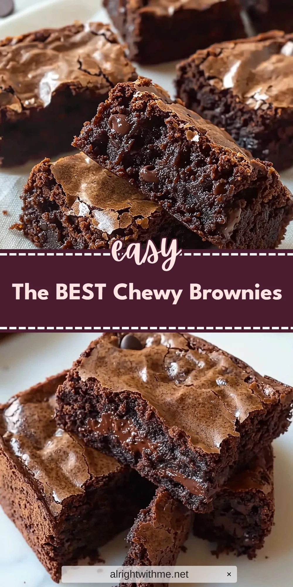The BEST Chewy Brownies