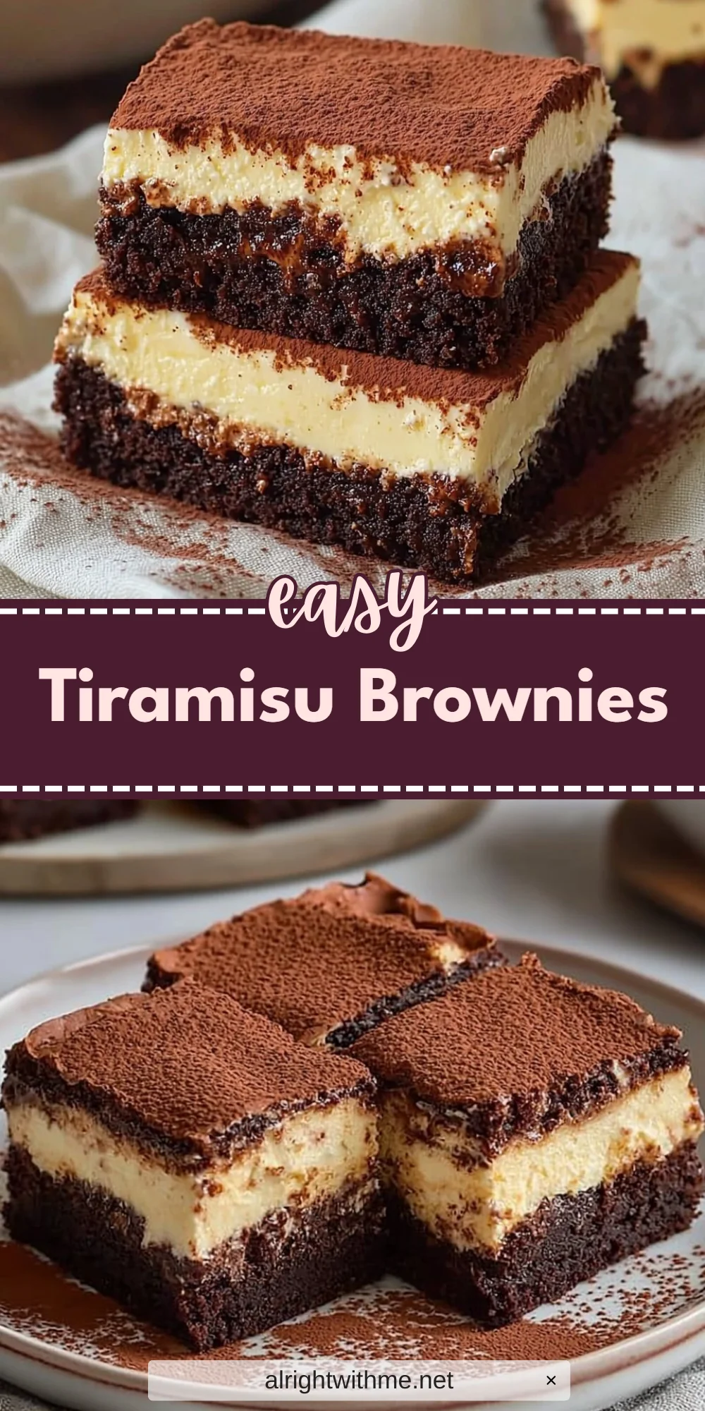 Tiramisu Brownies