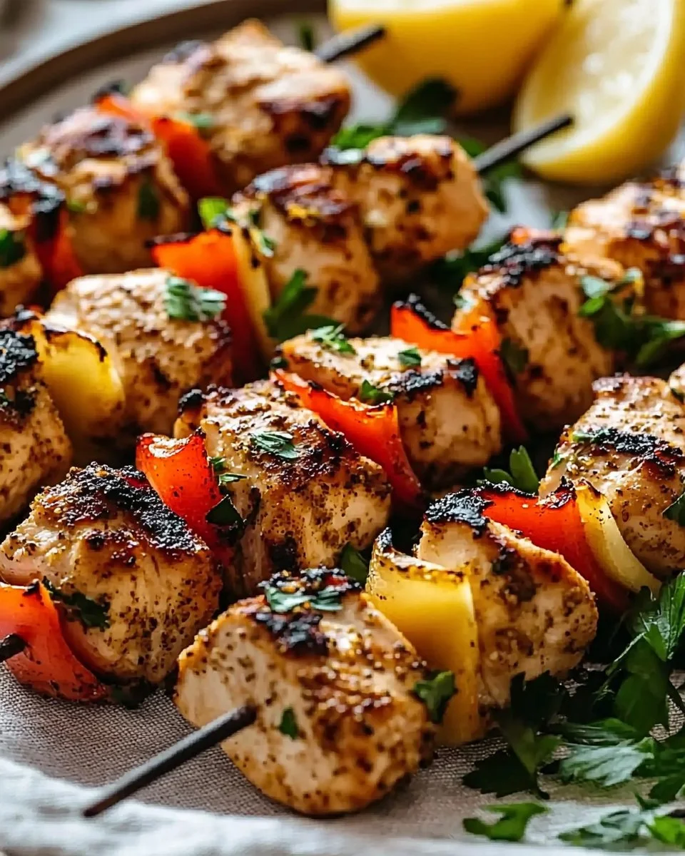 Turkish Chicken Kabobs