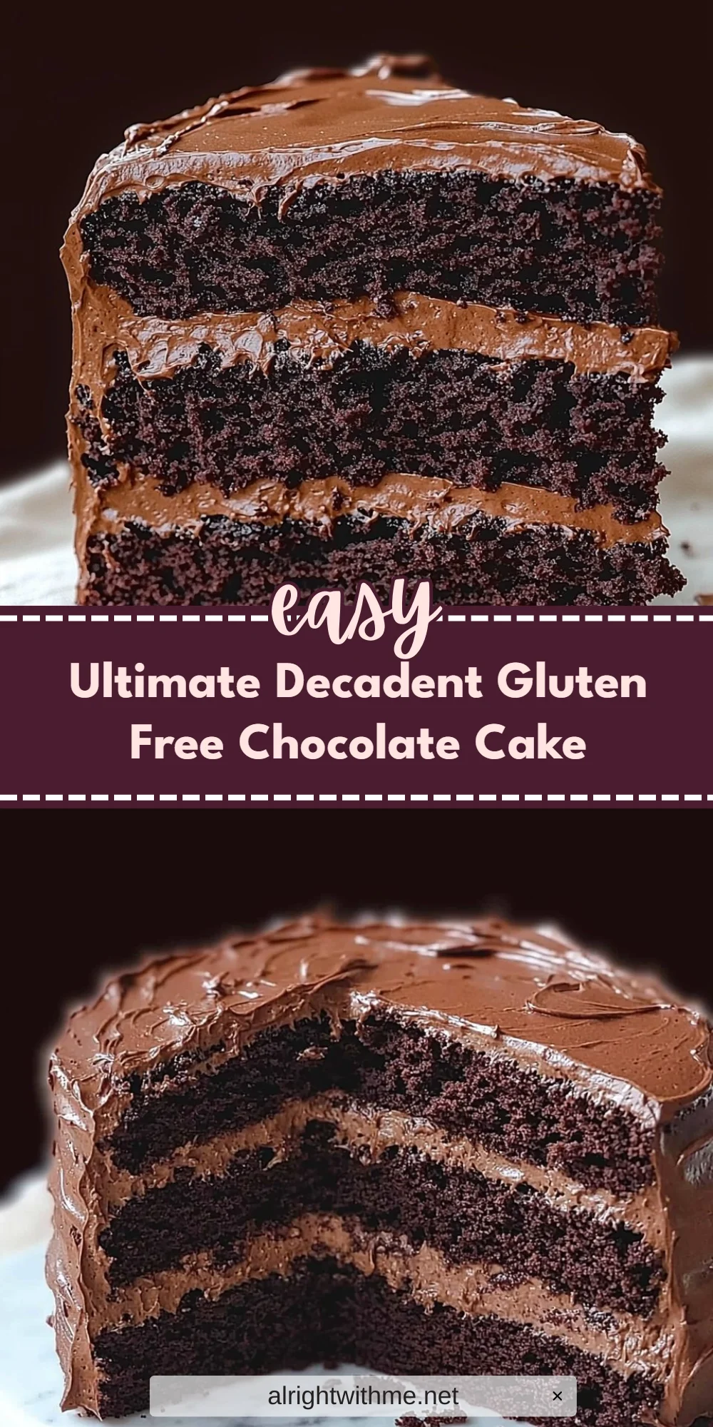 Ultimate Decadent Gluten Free Chocolate Cake