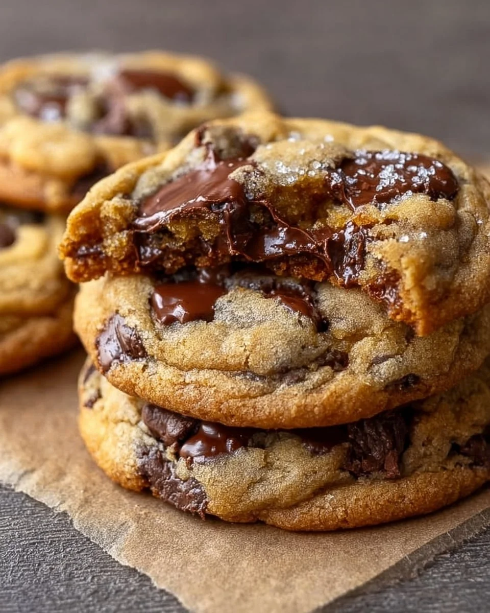 Ultra Thick Bakery Style Chocolate Chip Cookies – Crispy Edges, Gooey Centers, and Loaded with Chocolate!