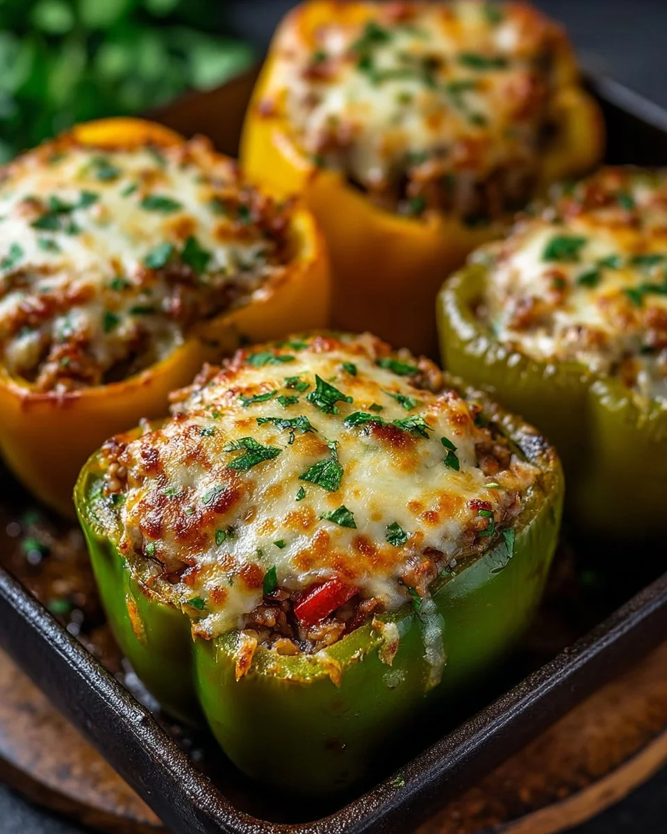 Vegetarian Stuffed Bell Peppers