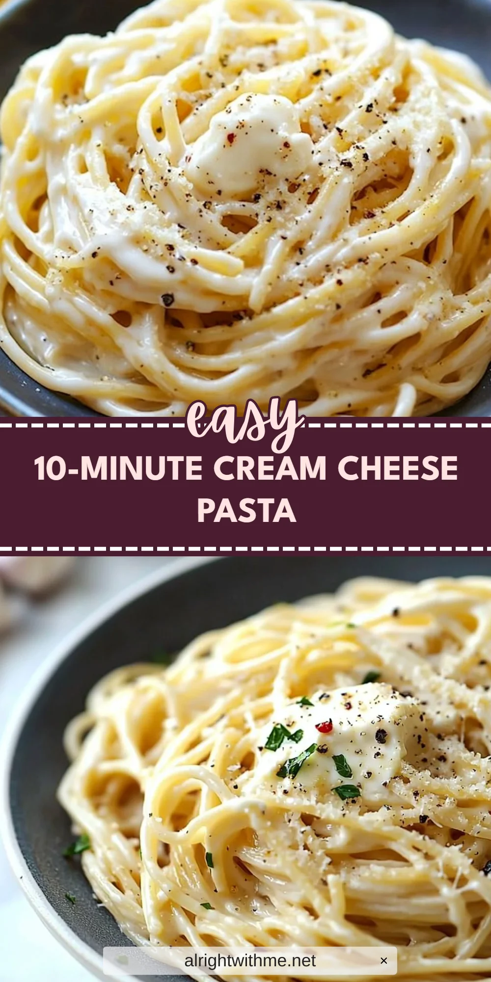 10-MINUTE CREAM CHEESE PASTA
