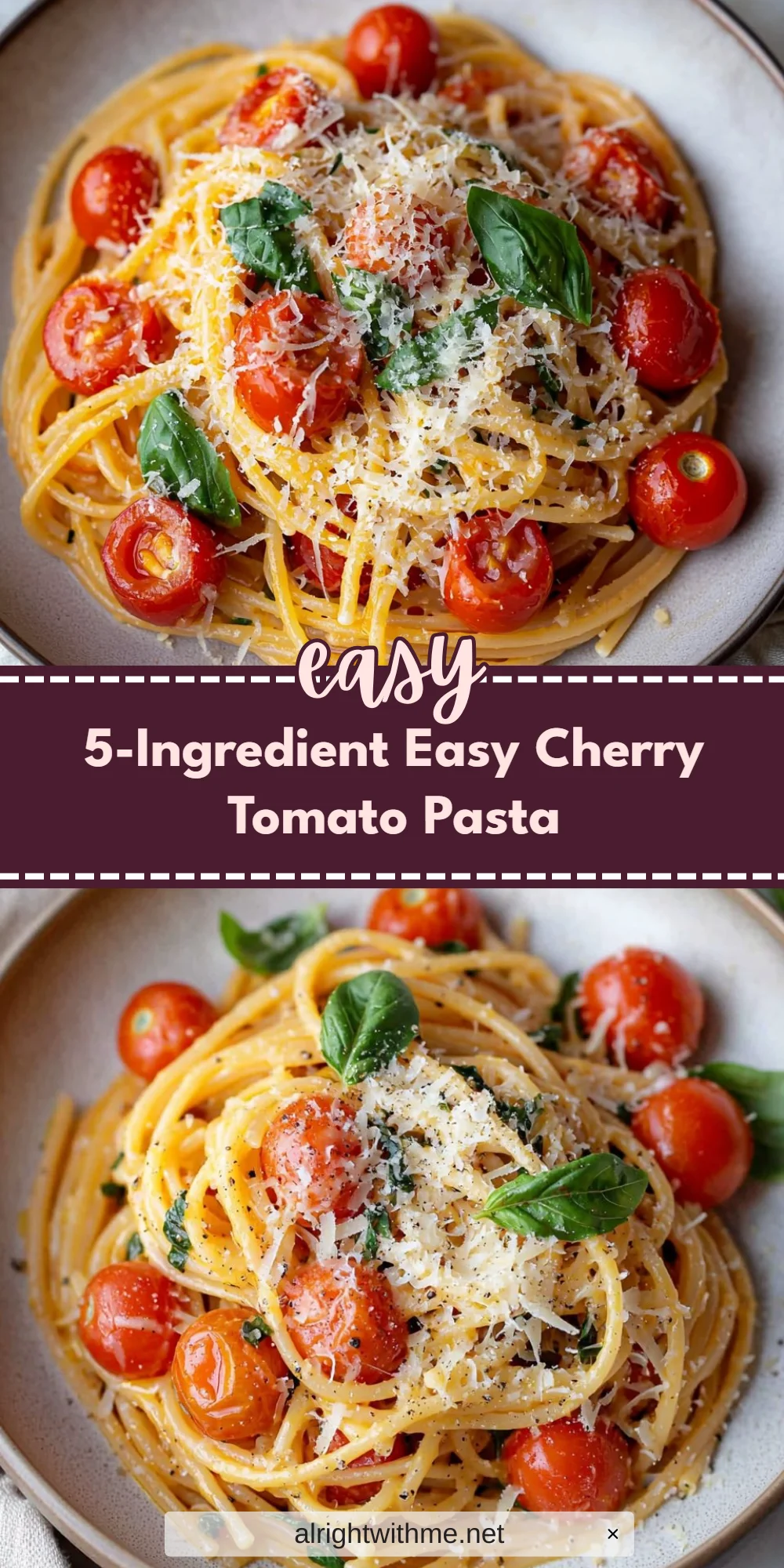 5-Ingredient Easy Cherry Tomato Pasta