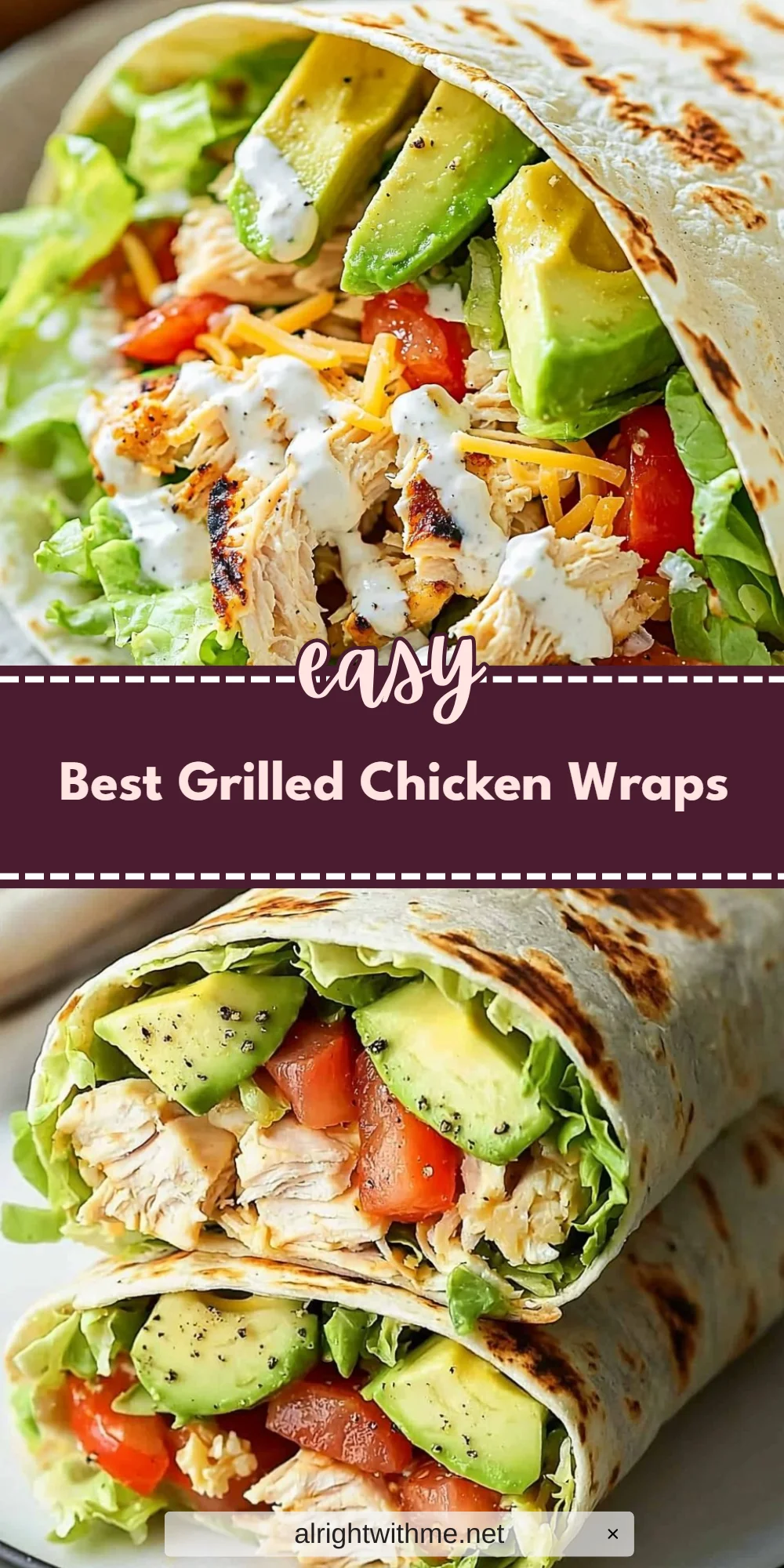 Best Grilled Chicken Wraps