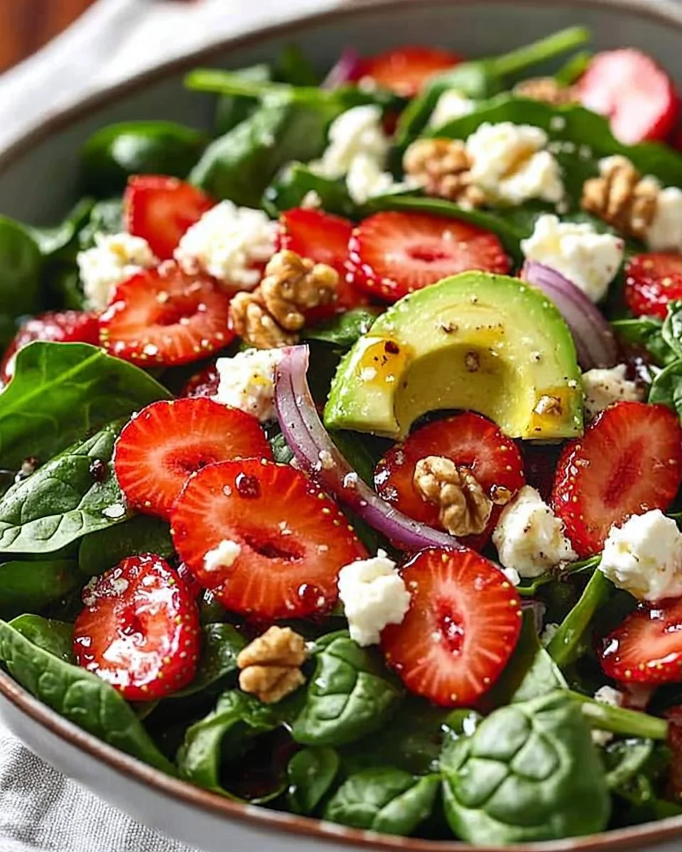 Best Strawberry Spinach Salad