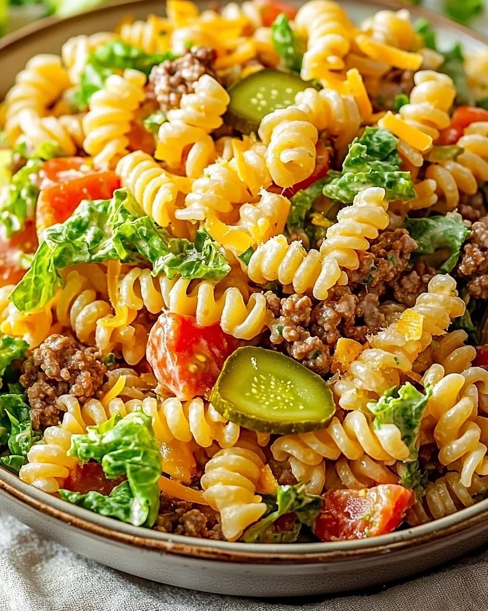 Big Mac Pasta Salad