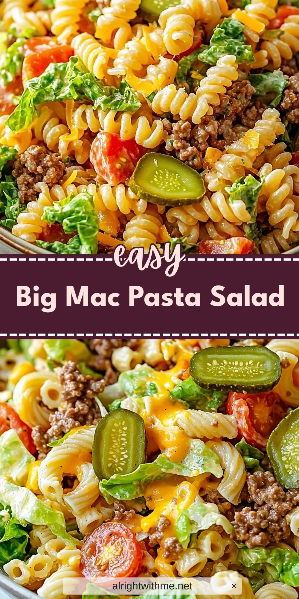 Big Mac Pasta Salad