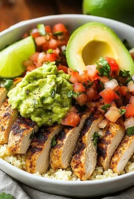 Delicious Chicken Burrito Bowl with fresh ingredients and toppings
