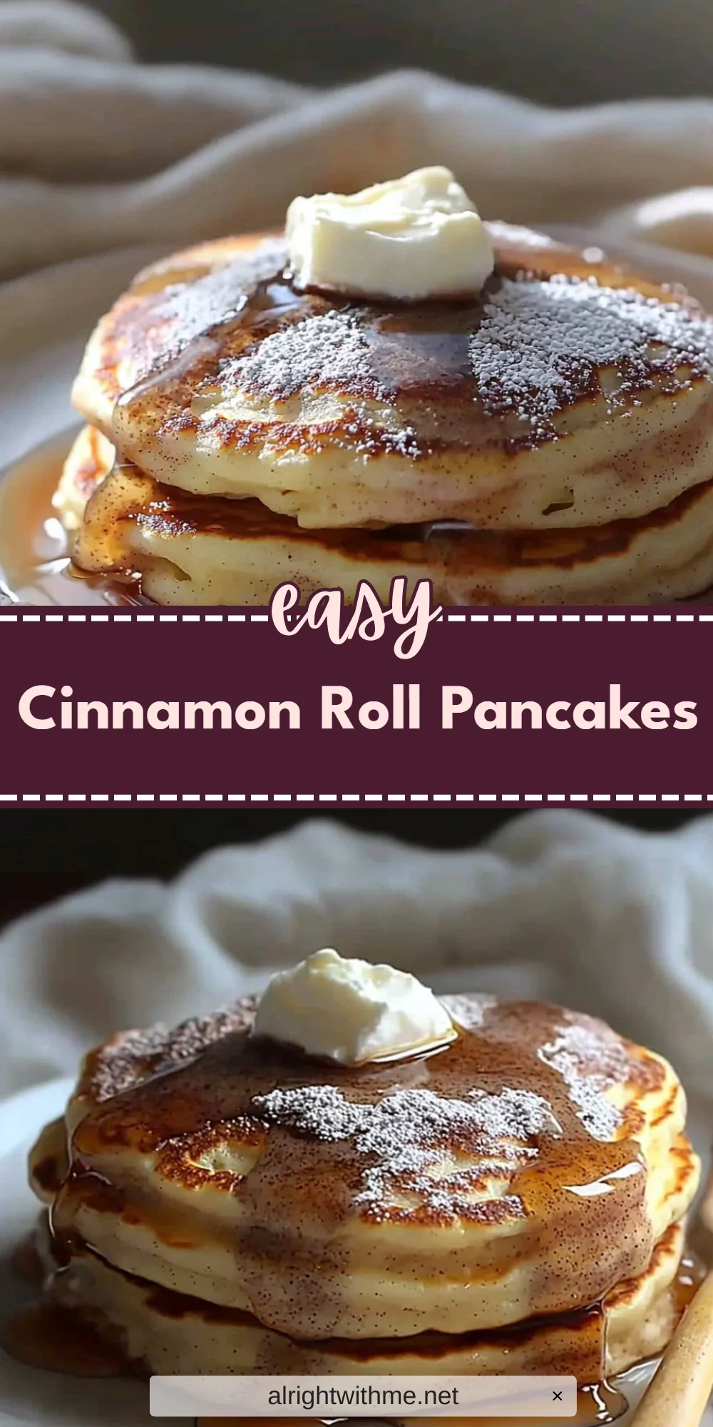 Cinnamon Roll Pancakes